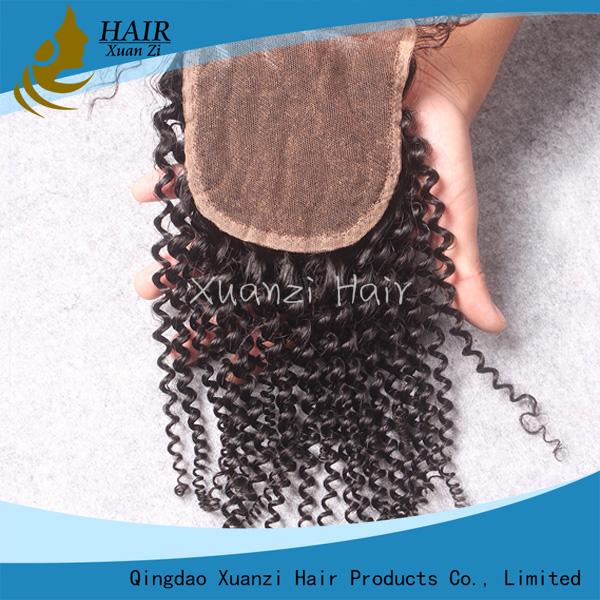 Black Women Human Hair Top Closures 180% Density 100% Virgin Hair No Shedding