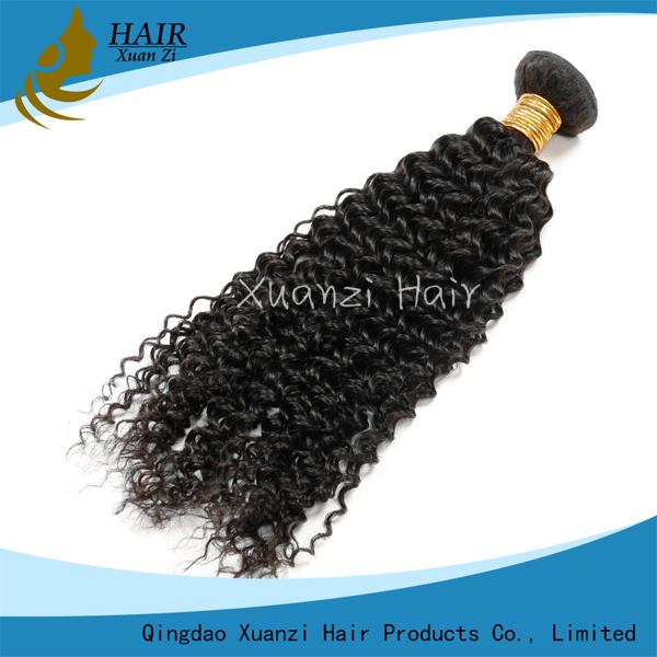 Curly Virgin Human Hair Extensions 7A 100% Virgin Hair Long Lasting