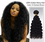 5A Unprocessed Remy Indian Hair Extensions 12''- 32'', Natural Black