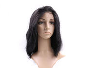 Elegant 25 Inch / 26 Inch Brazilian Full Lace Human Hair Wigs For Laides