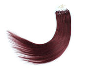 Pre - Bonded Human Hair Micro Link Hair Extension Tangle Free 16&quot; - 24&quot; 99j Color