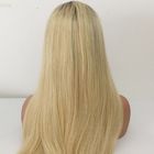 1b / 613 Blonde Straight Ombre Wig / 100 Real Human Hair Extensions Average Size