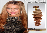 Natural Hair Line 3 Tone Ombre Hair Extensions No Tangle No Shedding