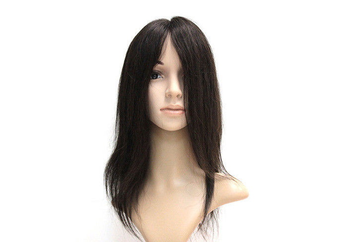 Simplicity Human Hair Full Lace Wigs , Black Indian 30 Inch Lace Wig