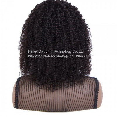 Handmade Full Lace Natural Curly Human Hair Wigs Ombre Color
