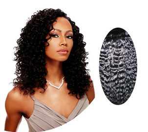 Water Wave / Kinky Curly Human Hair Wigs100% Brazilian Body Wave Hair