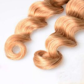 10" - 26" Brazilian Remy Ombre Human Hair Extensions Oose Wave 1B / 27 Blonde Hair