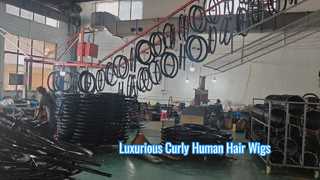 Premium Curly Human Hair Wigs Natural Look and Feel