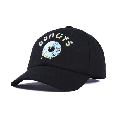 Kids Custom Printed Cute Embroidered Logo Cotton Baseball Cap 6 Panel Kids Hat