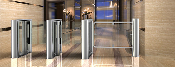 Entrance Automatic Security Turnstile Barrier Gate With Access Control