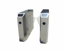 304 Stainless Steel Entrance Flap Barrier Turnstile Gate With Access Control System