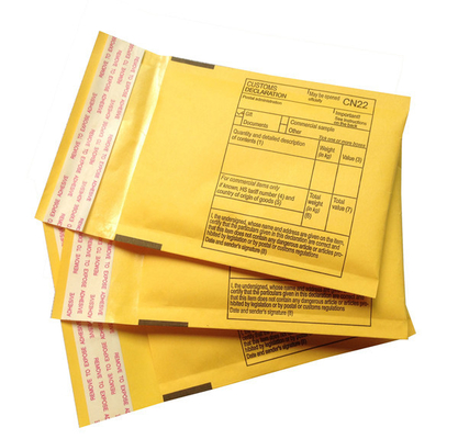 Long Bubble Bag Kraft Paper Poly Envelope Bag Elongated Bubble Mailer Custom