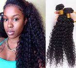 Long Lasting 100% Brazilian Curly Human Hair , No Tangle Unprocessed Human Hair Extensions