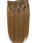 Brazilian 4# Clip In Virgin Hair 18 Or 20 Inch Hair Extensions