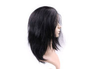 Simplicity Human Hair Full Lace Wigs , Black Indian 30 Inch Lace Wig