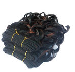 Short 8" Black Synthetic Hair Extensions Highlight With High Temperature Fiber