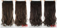 Girls 24 Inch Synthetic Hair Extensions Natural Curly Human Hair Ponytail