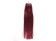 Peruvian Natural Red 20 Inch Micro Ring Hair Extensions Tangle Free