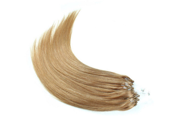 Tangle Free Micro Loop Human Hair Extensions Golden Free Design