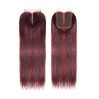 99J Color 100% Real Ombre Human Hair Extensions For Young Lady 8 Inch - 24 Inch