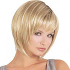 8&quot;-30&quot; Short Blonde Bob Wig , 100 Real Human Hair Extensions Chemical Free