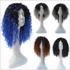 Beautiful Ombre Human Hair Bundles , Blue 100% Pure Virgin Hair Extensions