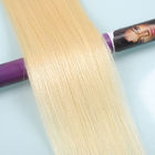 Custom Tangle Free Blond Full Lace Human Hair Wigs 100%  Remy Virgin Hair Fringe Wig