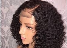 Lsy Wholesale Kinky Jerry Curly Front Lace Human Hair Wig