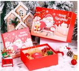 Folding Carton Custom Printed Christmas Paper Gift Packaging Box
