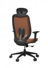 Brown 3 Gears Adjustment Office Chair Executive Office Water Proof