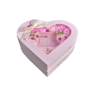 Pink Heart SPackaging Paper Ghaped Rose ift Box Lover Present