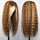 Gold - Unprocessed raw Vietnamese hair bone straight silky full lace human wigs hair bundles