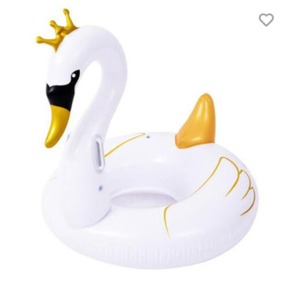 New swan swimming ring fast inflatable PVC water park Flamingo