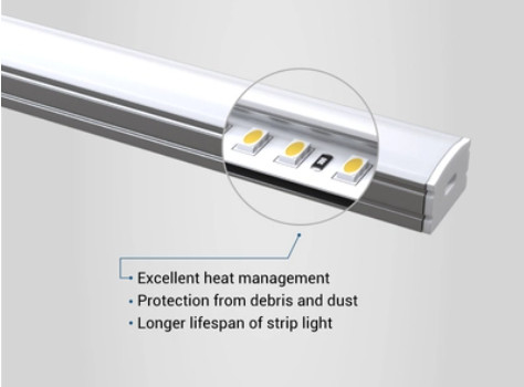 antioxidant alloy Aluminum strip Frosted material For strip lamp