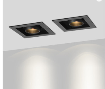 Aluminum Brightness Recessed Down Light 40W 60W White Downlight