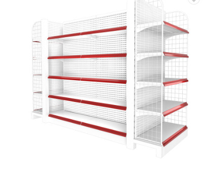 Retail Grocery Store Metal Display Supermarket Racks Shelves Shelf