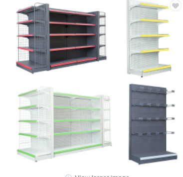 Rack Shelving Gondola Metal Display Grocery Store Shopping Supermarket