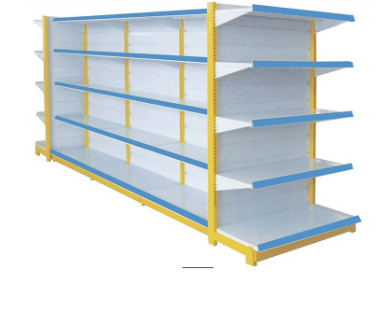 Supermarket Shelves Display Double Side Shelves Fruit Display Rack