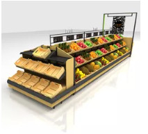 Advertising Display Shelves Supermarket Shopping Shelf Rack