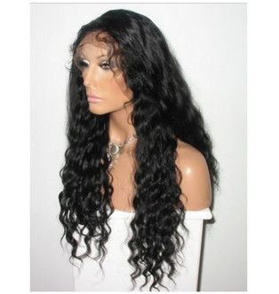 Tangle Free Pure Full Lace Human Hair Wigs Body Wave Density 150%