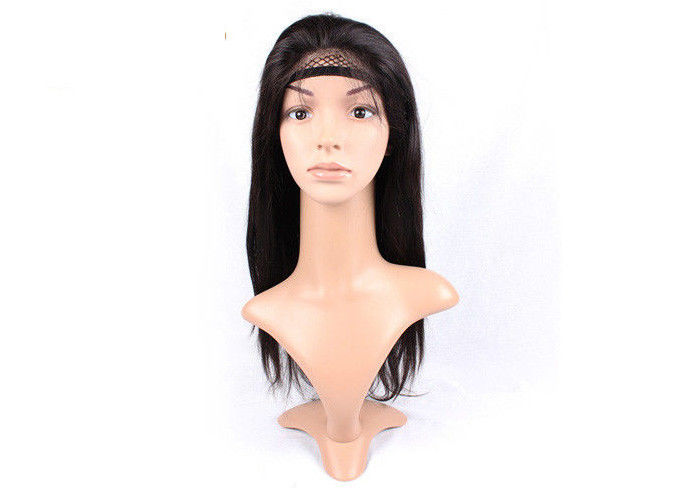 100% Real Brazilian Straight Virgin Human Hair , Human Hair Lace Front Wigs Black Women