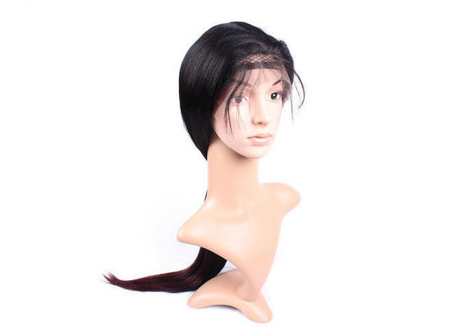 Unprocessed Virgin 99j Human Hair Full Lace Wigs 100% Brazilian Hair Wig