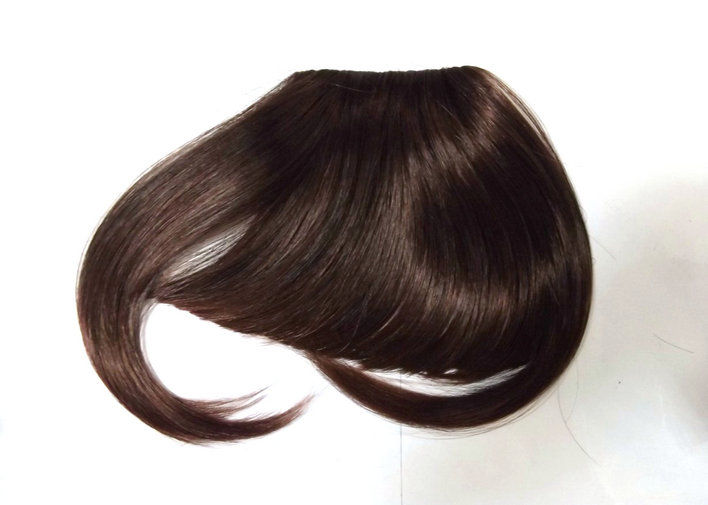 Tangle Free 100% Remy Full Lace Human Hair Wigs Straight Layered Brown