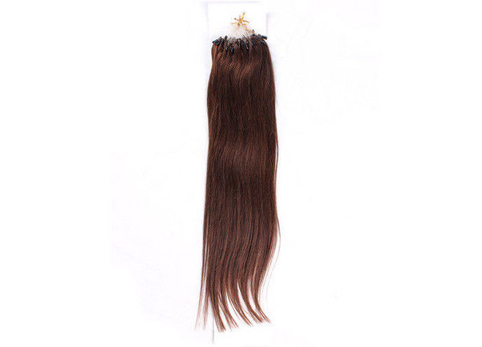 Indian 12 Inch - 18 Inch Micro Ring Hair Extensions light brown human Hair