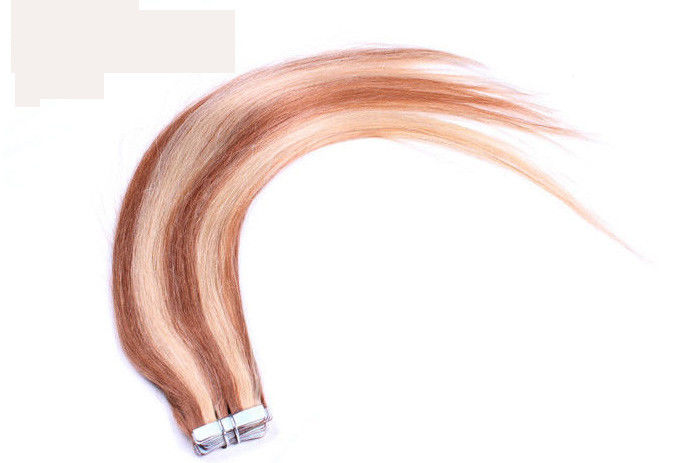Brazilian Virgin Human Professional Tape In Hair Extensions Tangle Free