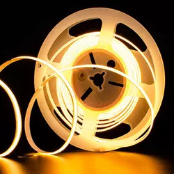 High Density LED  12V 24V 320P Leds 8mm 10W IP20 COB Flexible LED Strip Light
