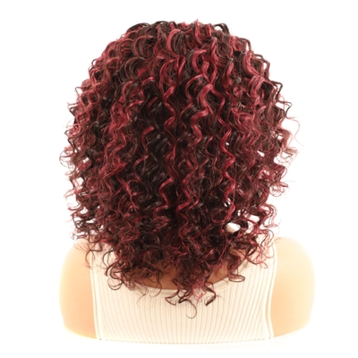 Big Wave Natural Human Red Curly Hair/Wig Lover/Stylish Wavy Curls