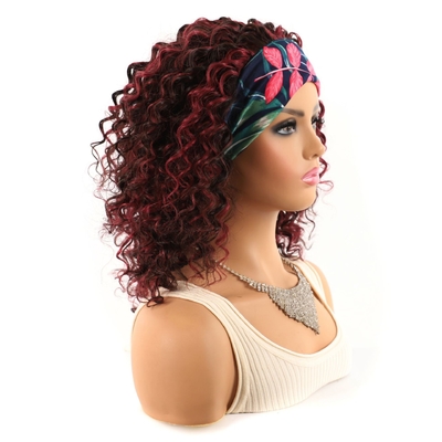 Big Wave Natural Human Red Curly Hair/Wig Lover/Stylish Wavy Curls