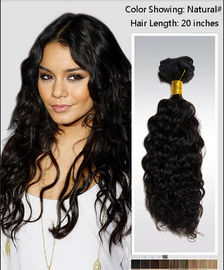Elegant 25 Inch / 26 Inch Curly Human Hair Wigs / brazilian curly hair extensions