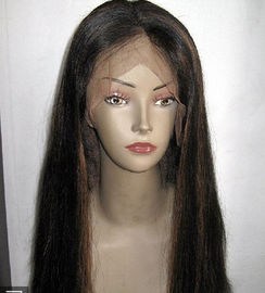 7A Grade Loose Wave Glueless Straight Human Hair Wig for white women